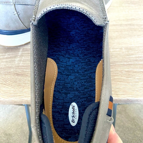 NWOT Dr. Scholl’s Men’s Slater grey slip ons.  Size 12 - Picture 3 of 6